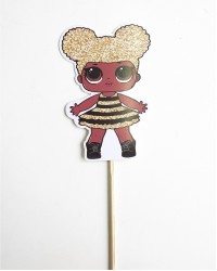 Топпер пластиковый Кукла Лол «Queen Bee»