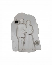  Поликарбонатная 3D форма для шоколада «Жених и Невеста»