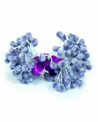 Хрустальные тычинки для цветов из мастики «Светло-Синие», Китай