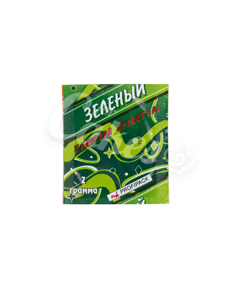 Пищевой краситель «Зелёный», 2 г, ProfiPack