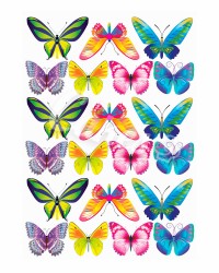 Вафельные картинки «Бабочки»
