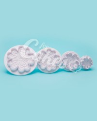 Плунжер для мастики  «Цветок с прожилками», Китай