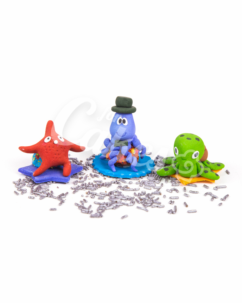 Морские фигурки из мастики 8