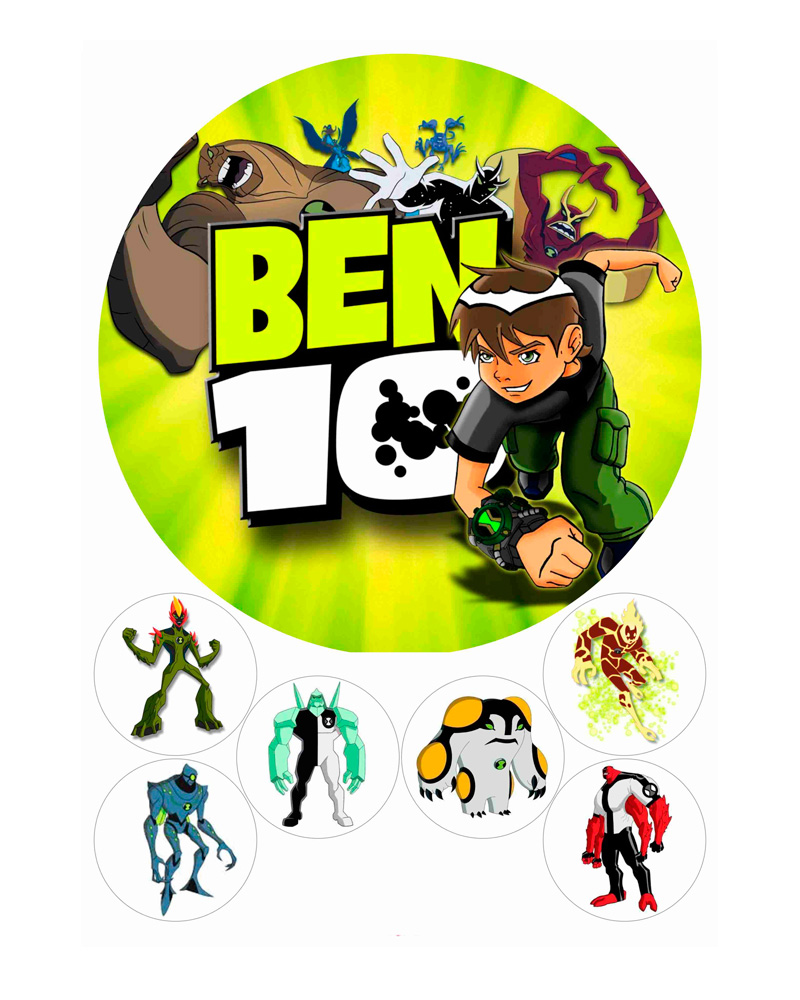 Вафельные картинки «Ben 10»