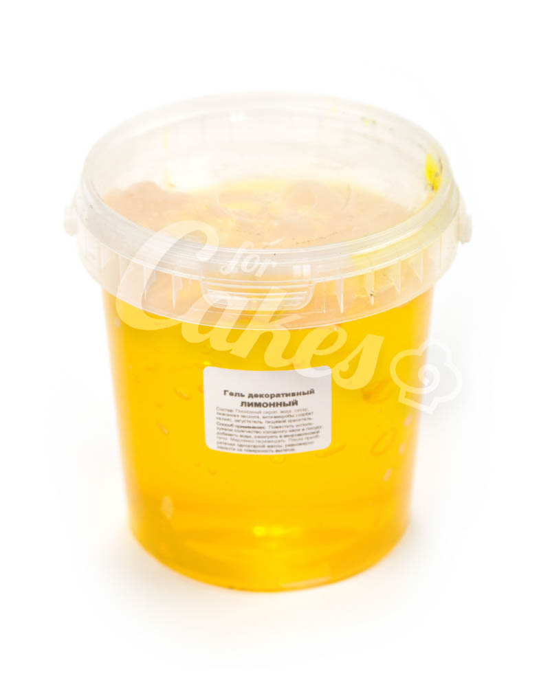 Гель кондитерский  «Лимон», Пакнар, для зеркальной поверхности кондитерских изделий, 1 кг