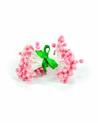 Хрустальные тычинки для цветов из мастики «Розовые», Китай