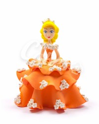 Сахарная фигурка из мастики «Принцесса в Оранжевом», Казахстан