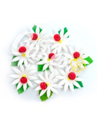 Сахарные цветы из мастики «Божьи коровки на ромашках», Казахстан
