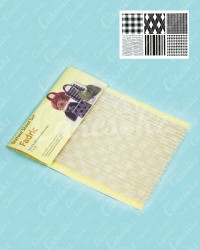 Текстурные пластиковые коврики «Ткань», набор из 6 шт