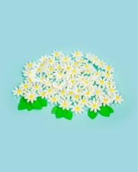 Сахарные цветы из мастики «Ромашки маленькие белые»