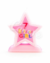 Свечка-цифра «7 Birthday Girl»