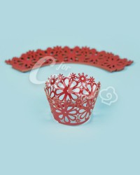 Кружевные обертки для капкейков «Цветы»