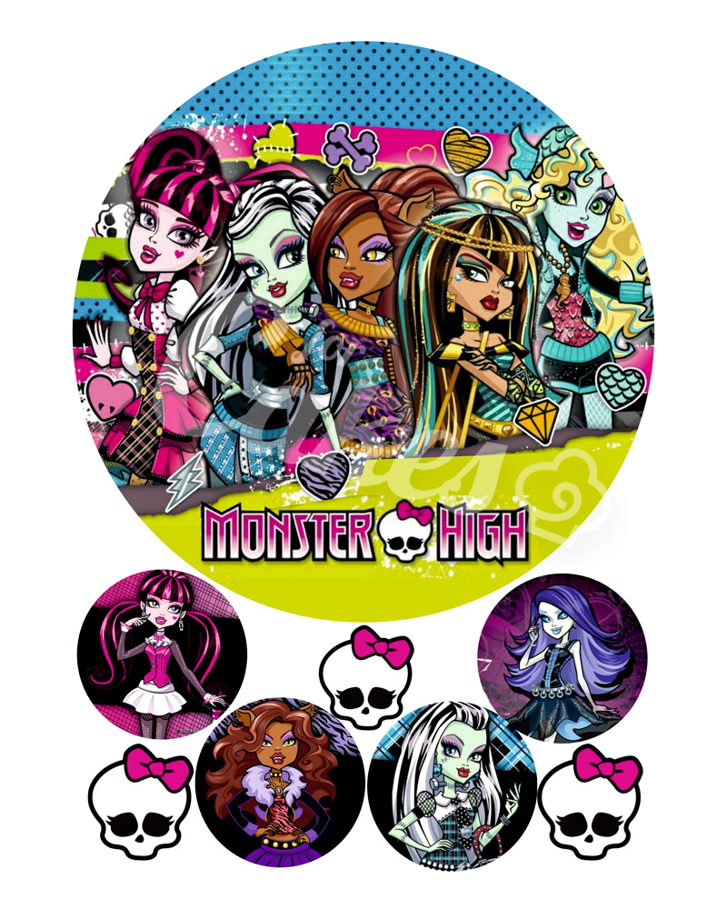 Раскраска Monster High с наклейками Росмэн 10 листов